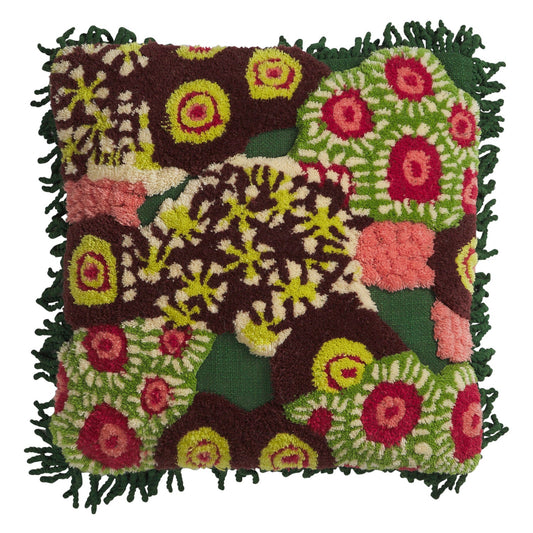 Sage X Clare - Cora Tufted Cushion - Kelp