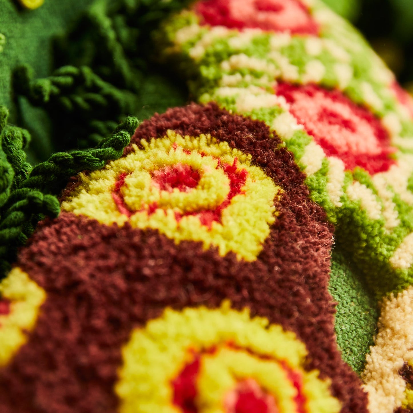 Sage X Clare - Cora Tufted Cushion - Kelp