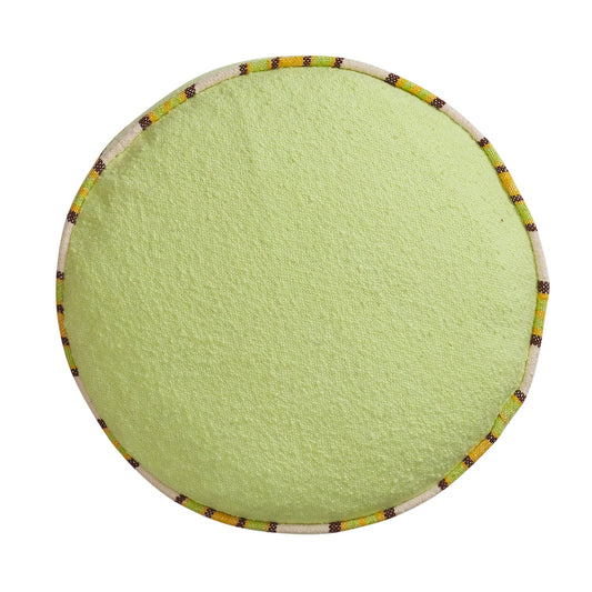 Sage X Clare - Delana Round Cushion - Zest