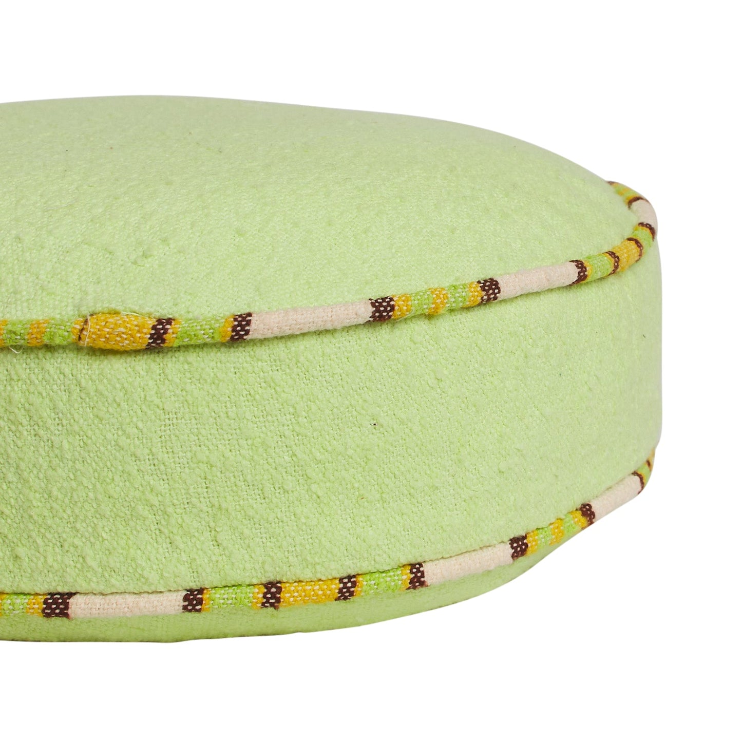 Sage X Clare - Delana Round Cushion - Zest