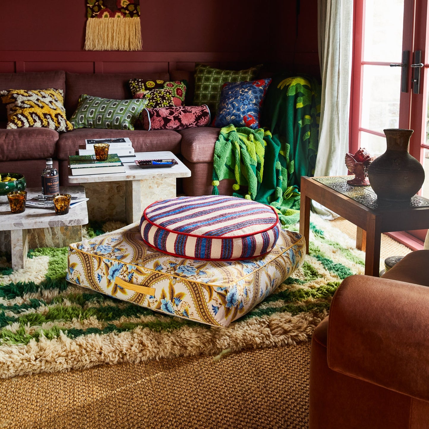 Sage X Clare - Margaret Floor Cushion - Clay