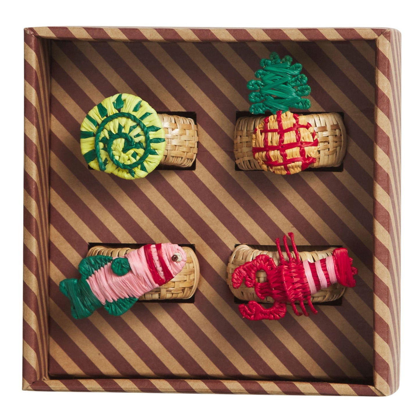 Sage X Clare - Aria Napkin Ring Set - Dune