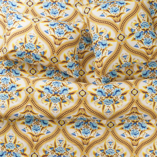 Sage X Clare - Margaret Cotton Euro Pillowcase Set - Clay
