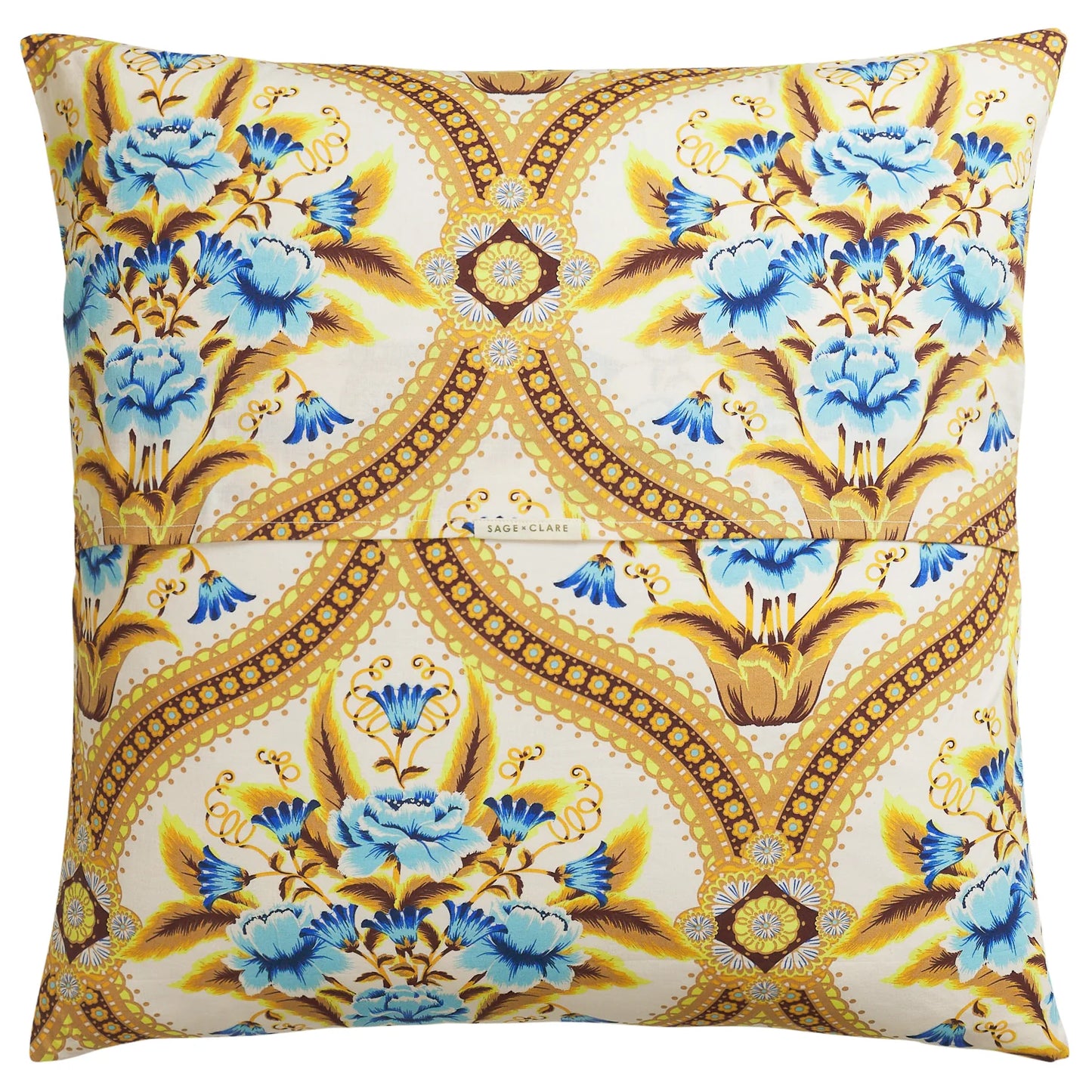 Sage X Clare - Margaret Cotton Euro Pillowcase Set - Clay