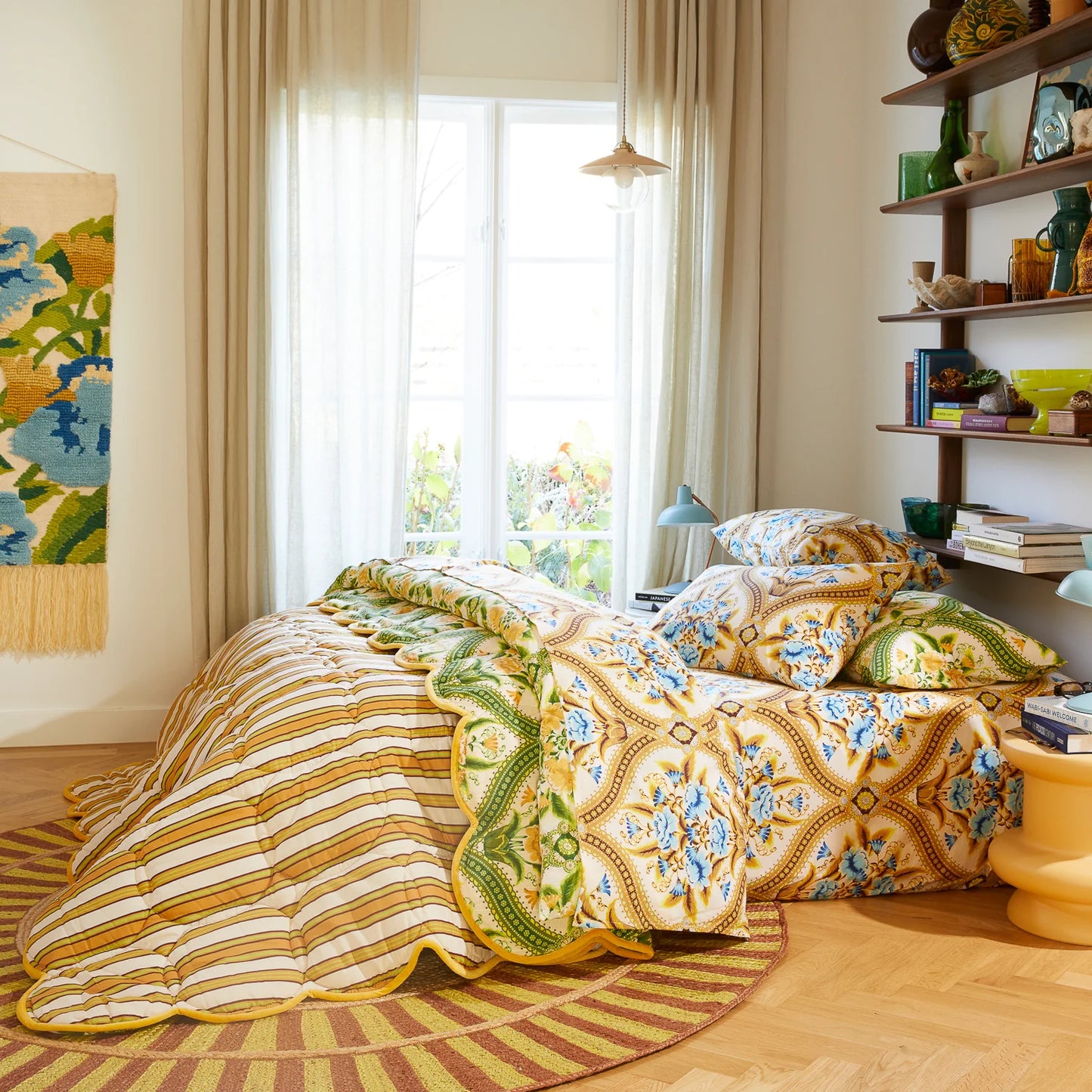 Sage X Clare - Margaret Cotton Pillowcase Set - Clay - Standard