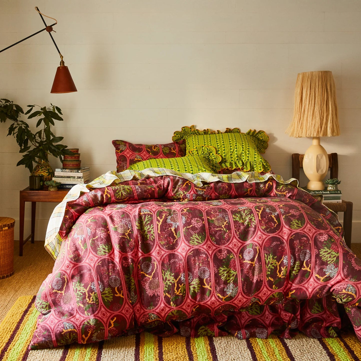 Sage X Clare - Esme Cotton Pillowcase Set - Anise - Standard