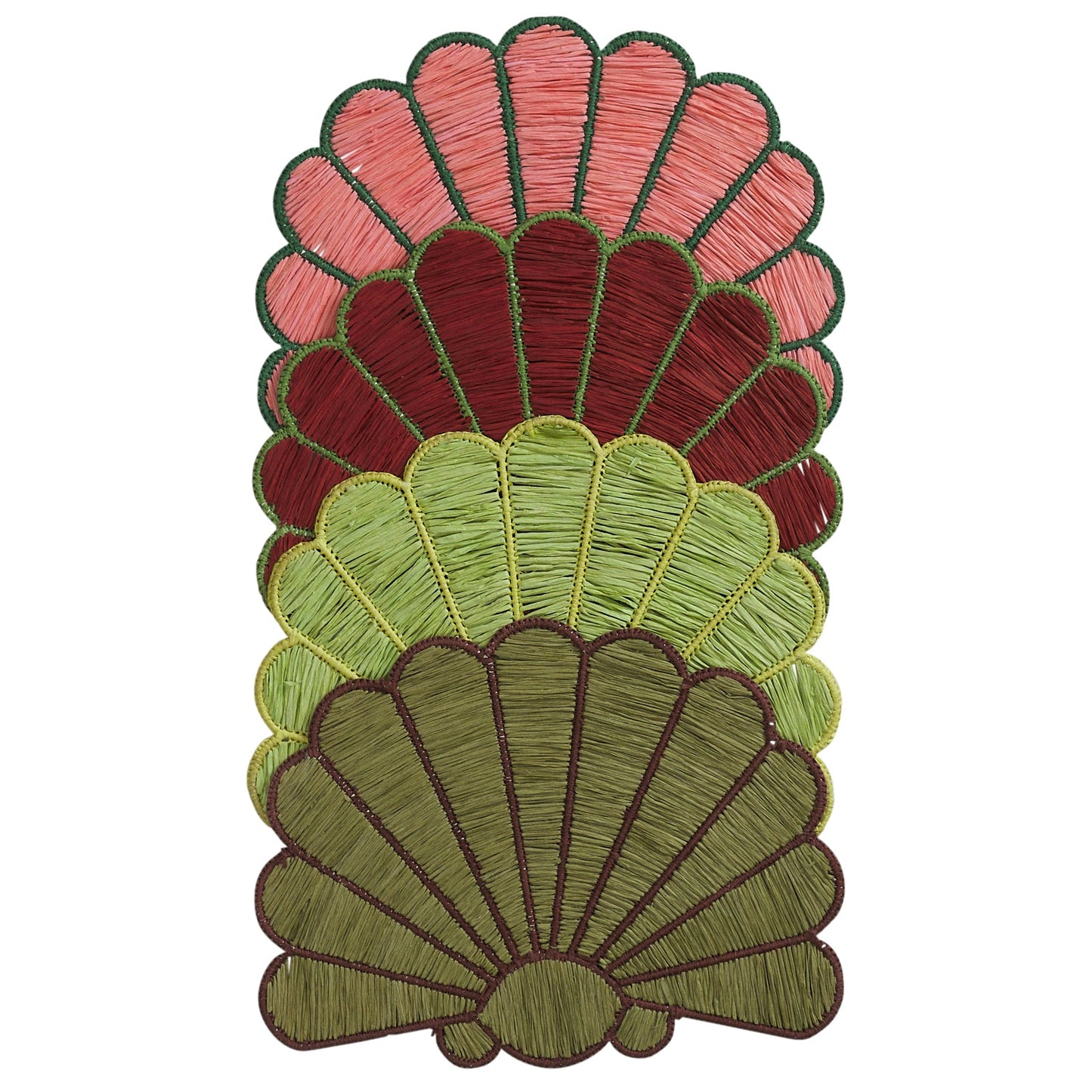 Sage X Clare - Mia Placemat Set - Key Lime