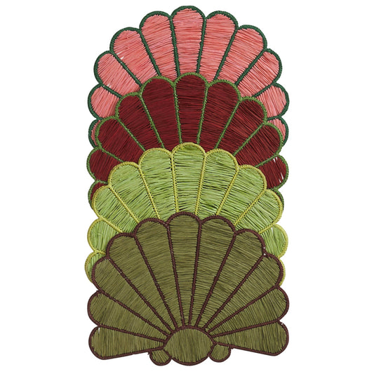 Sage X Clare - Mia Placemat Set - Key Lime