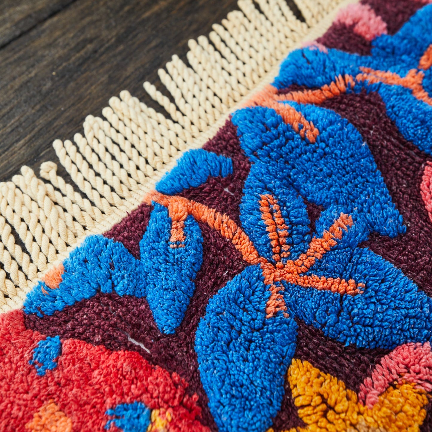 Sage X Clare - Francesca Bath Mat - Garnet