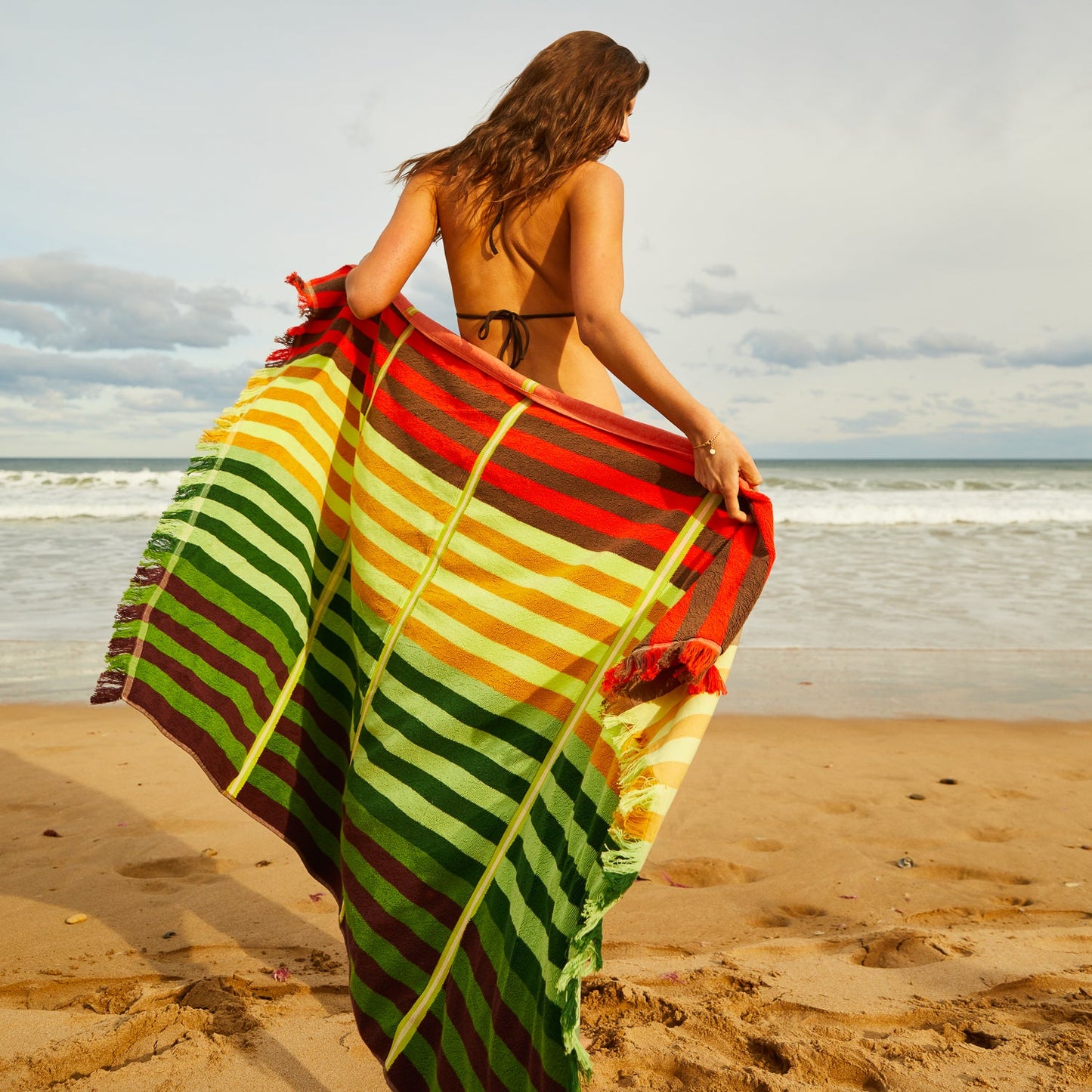 Sage X Clare - Chiara Bath Sheet - Zest