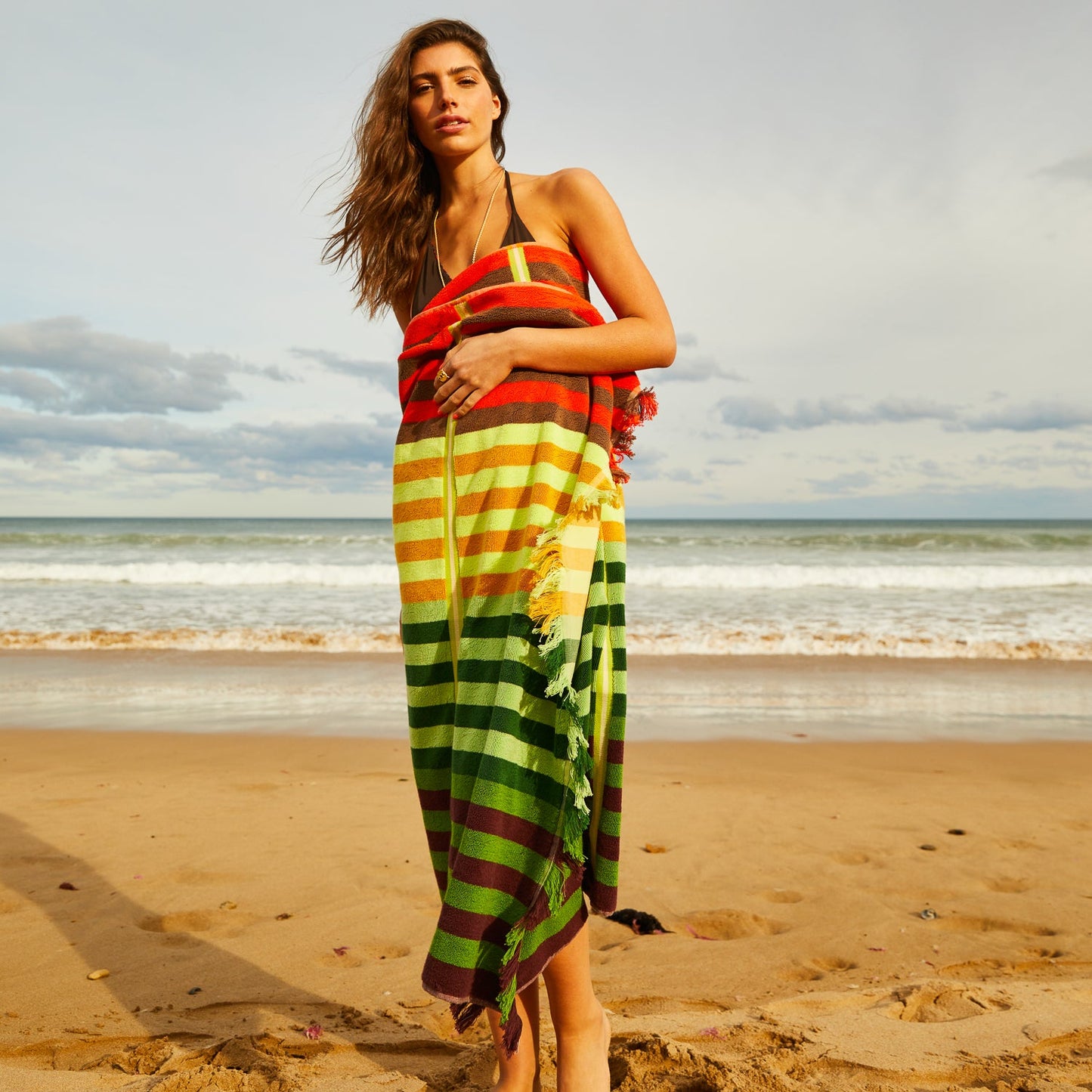 Sage X Clare - Chiara Bath Sheet - Zest