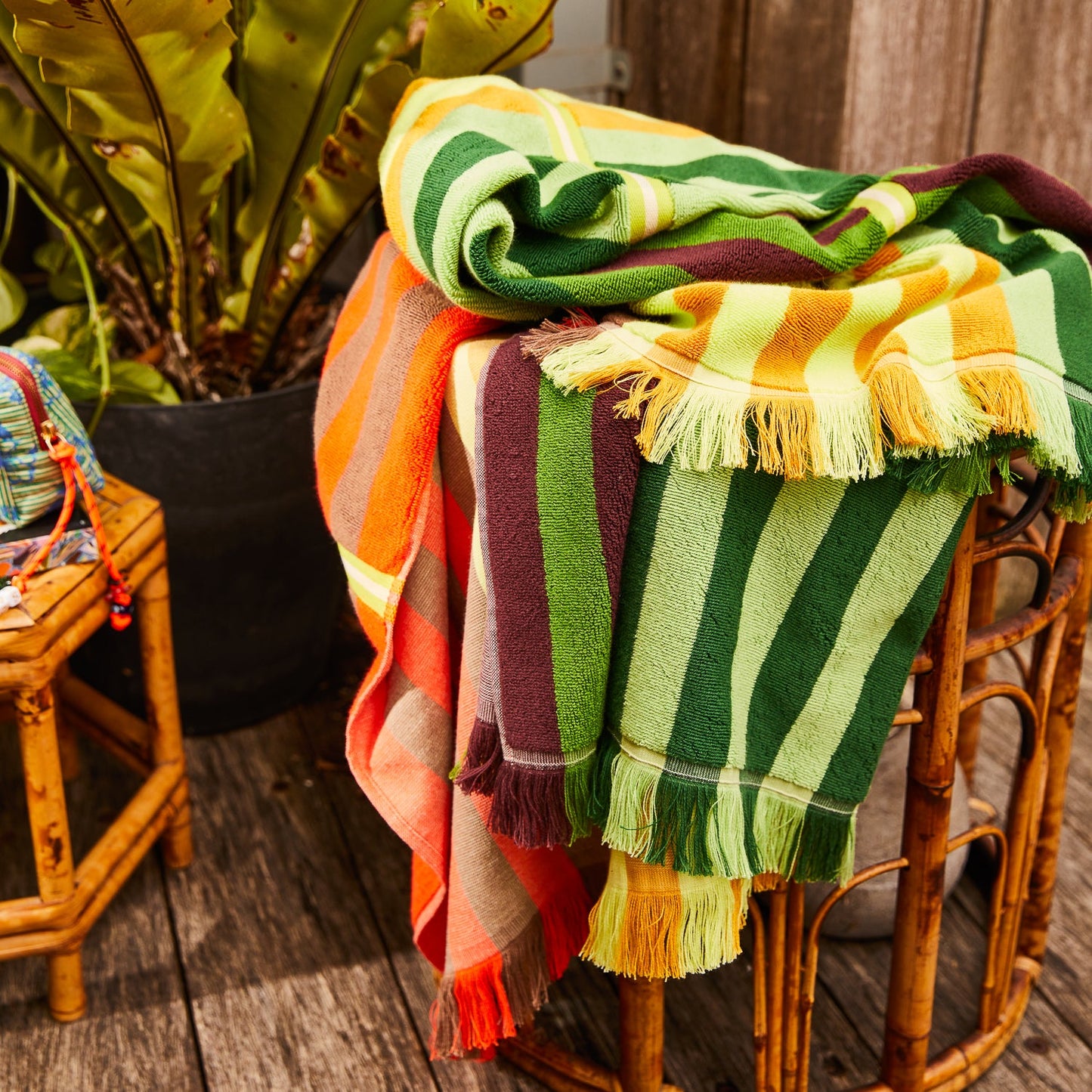 Sage X Clare - Chiara Bath Sheet - Zest