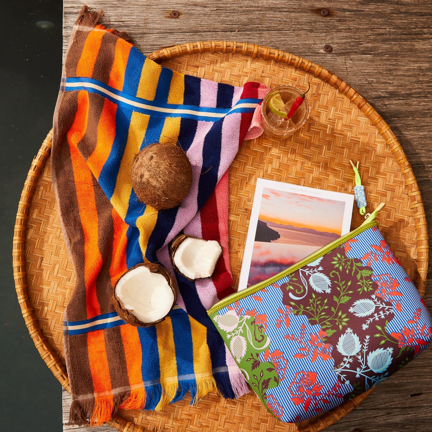 Sage X Clare - Chiara Hand Towel - Azure