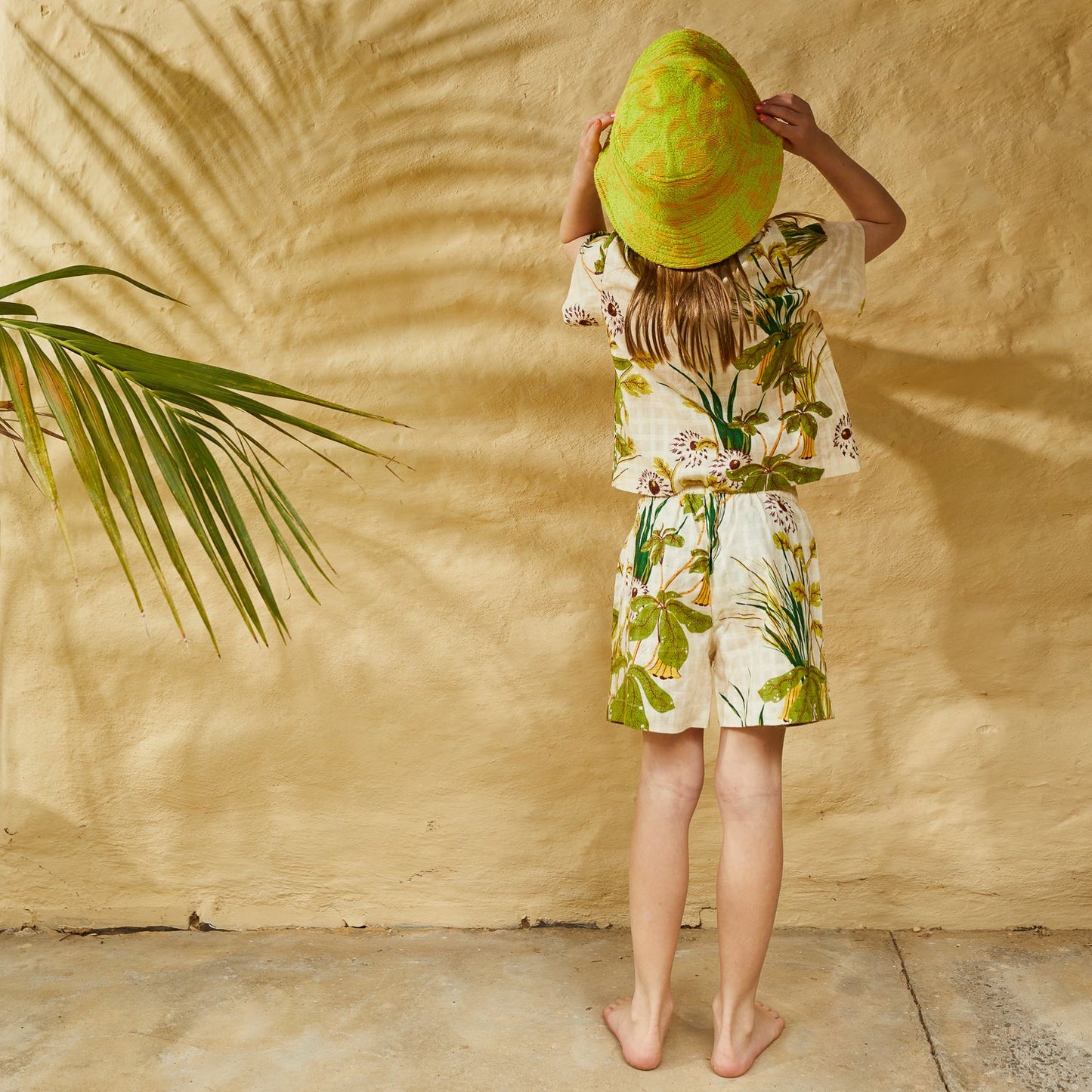 Sage X Clare - Rosalia Kids Bucket Hat - Dune