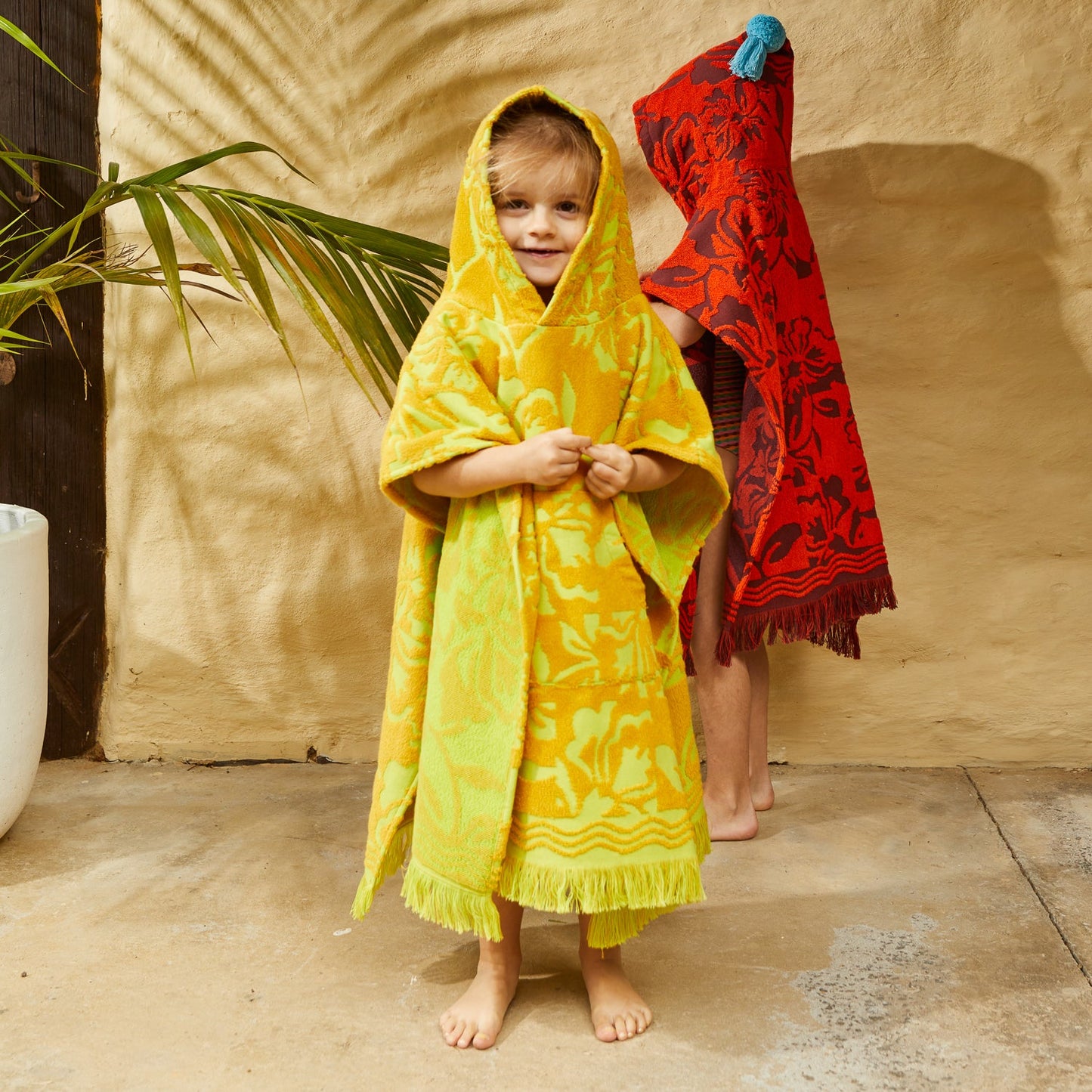 Sage X Clare - Rosalia Kids Poncho - Dune