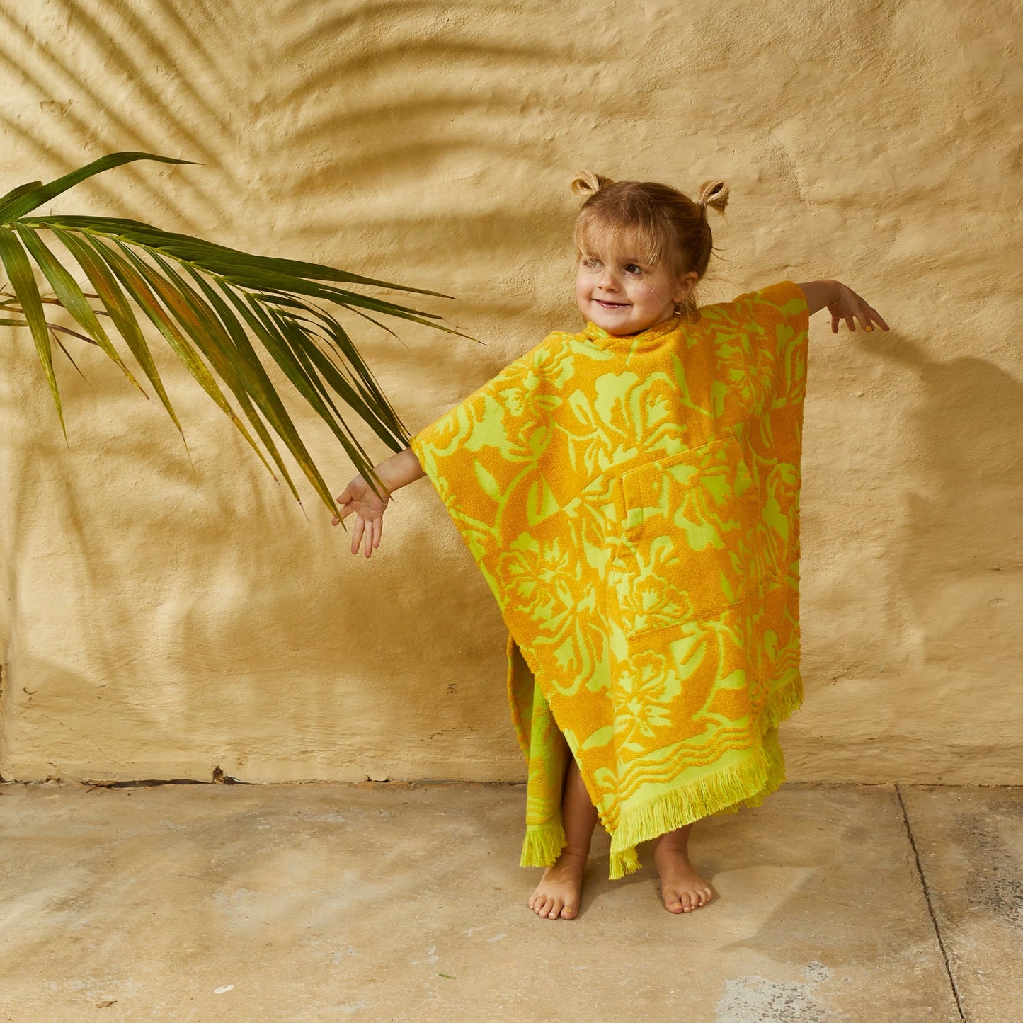 Sage X Clare - Rosalia Kids Poncho - Dune