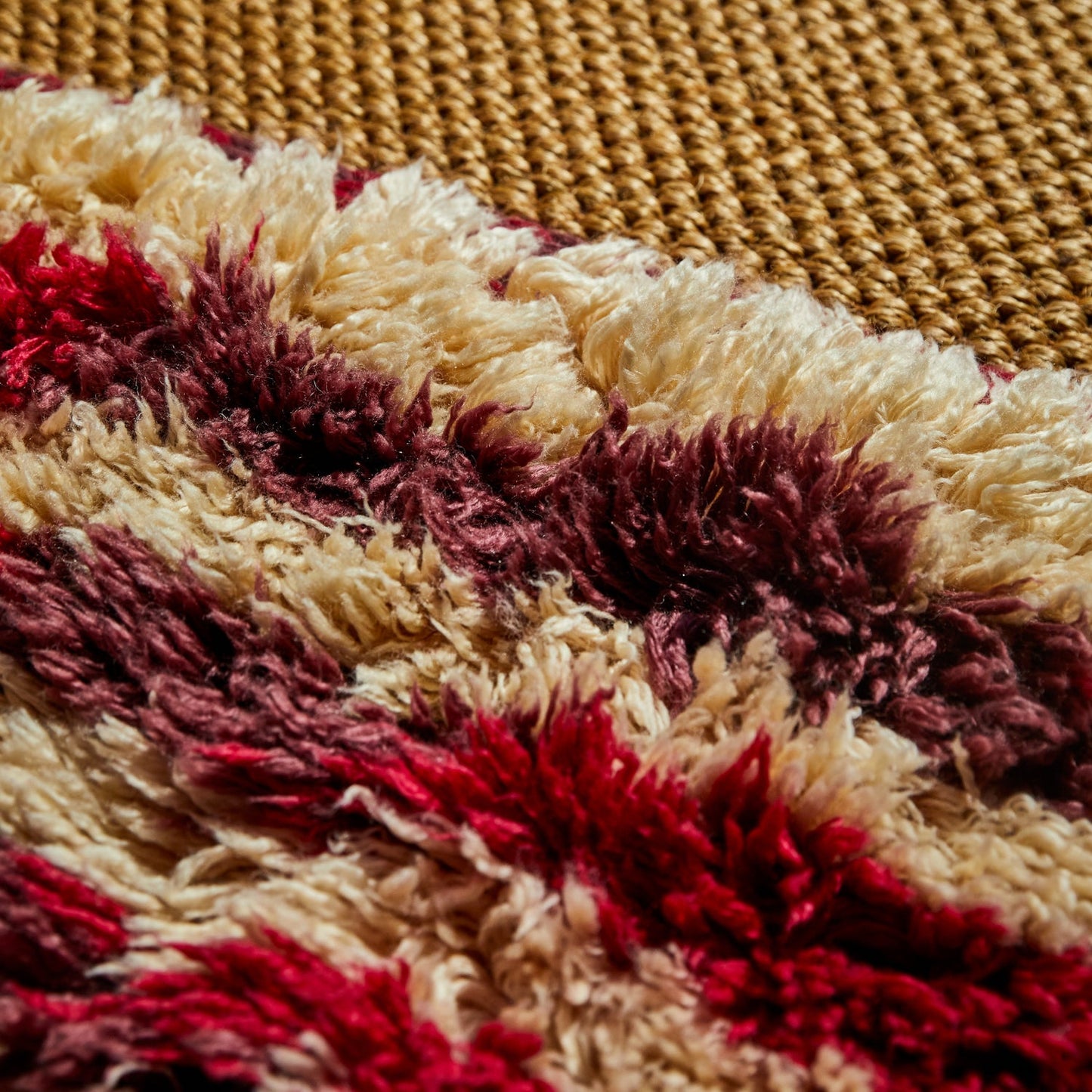 Sage X Clare - Belvia Beni Rug - Crimson - 150x210cm