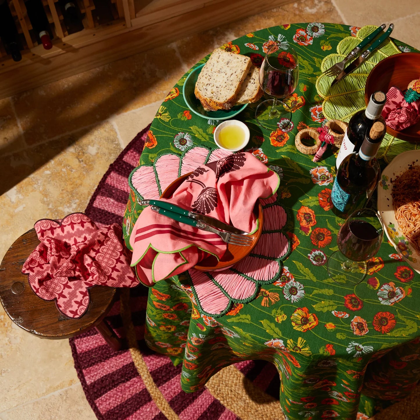 Sage X Clare - Delphine Square Table Cloth