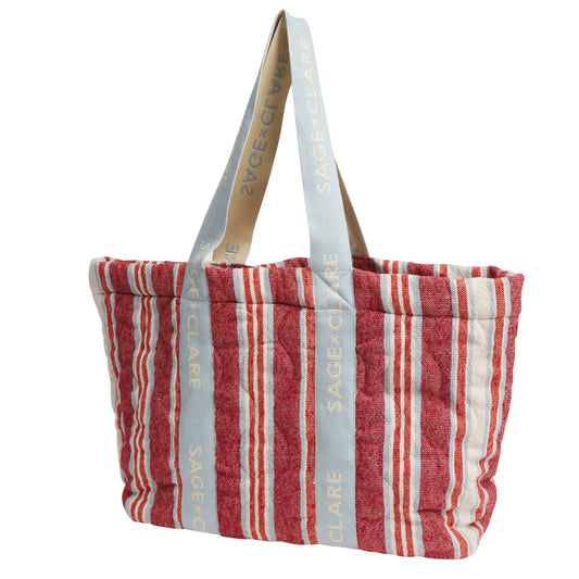 Sage X Clare - Selene Tote Bag - Crimson