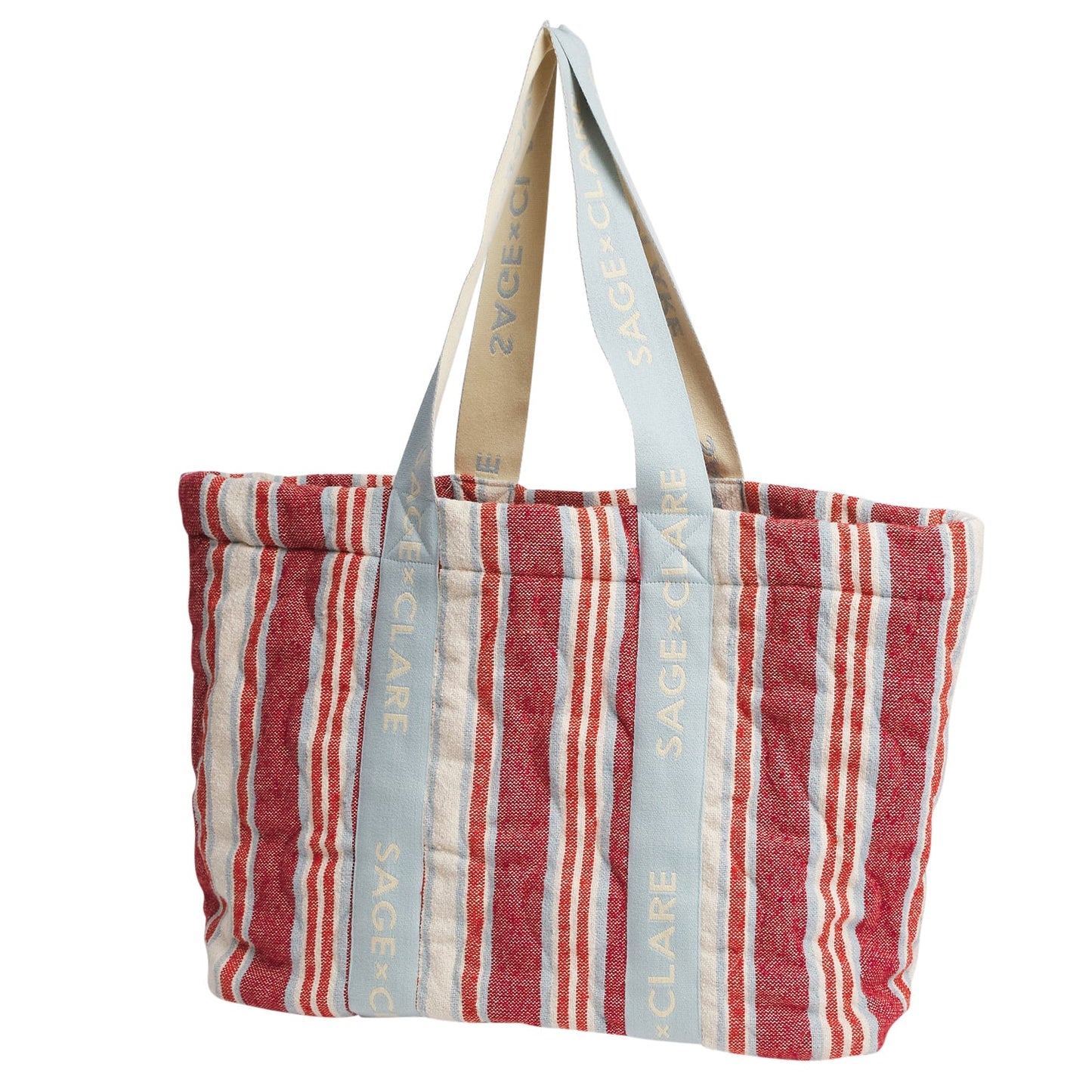 Sage X Clare - Selene Tote Bag - Crimson