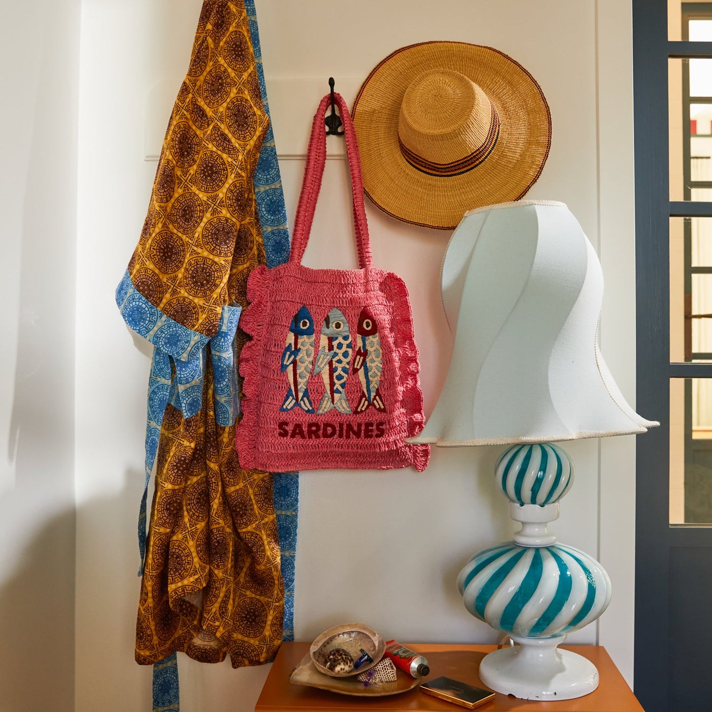 Sage X Clare - Sandria Crochet Tote Bag