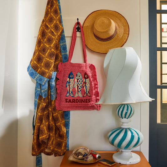 Sage X Clare - Sandria Crochet Tote Bag