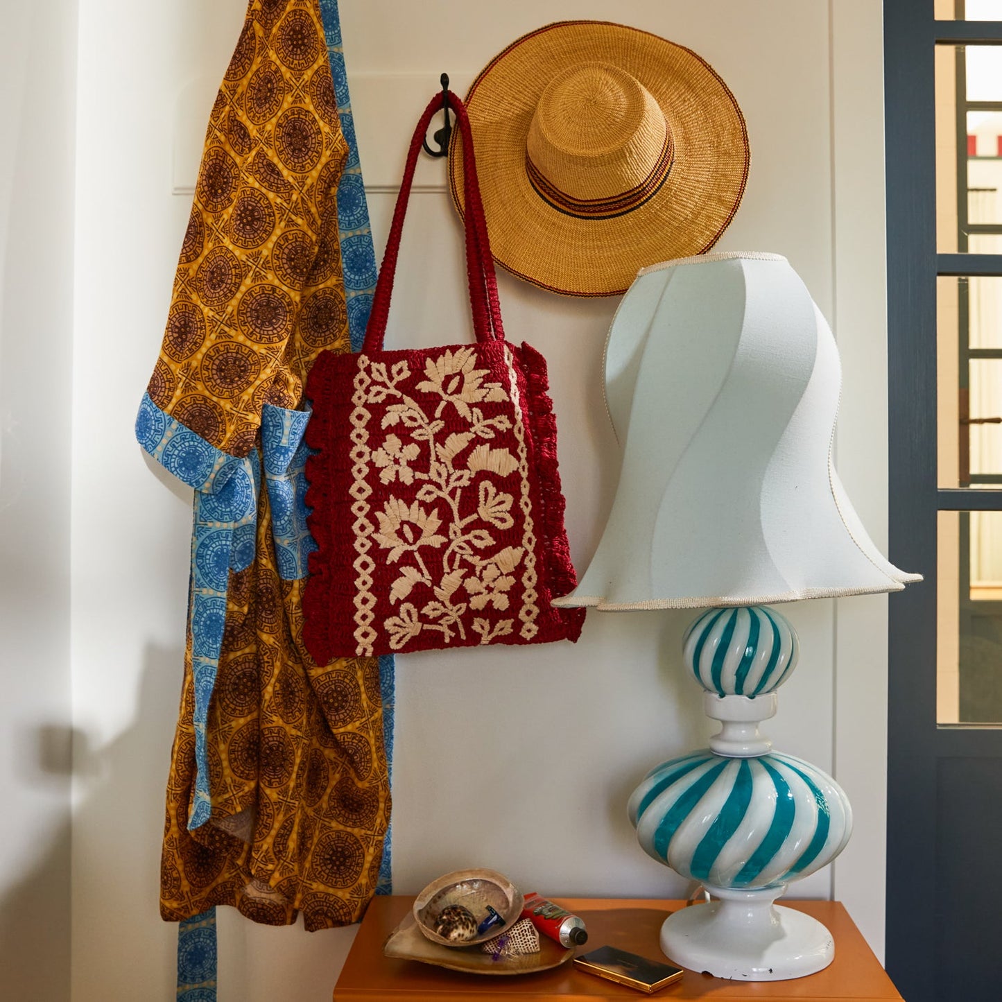 Sage X Clare - Thea Crochet Tote Bag