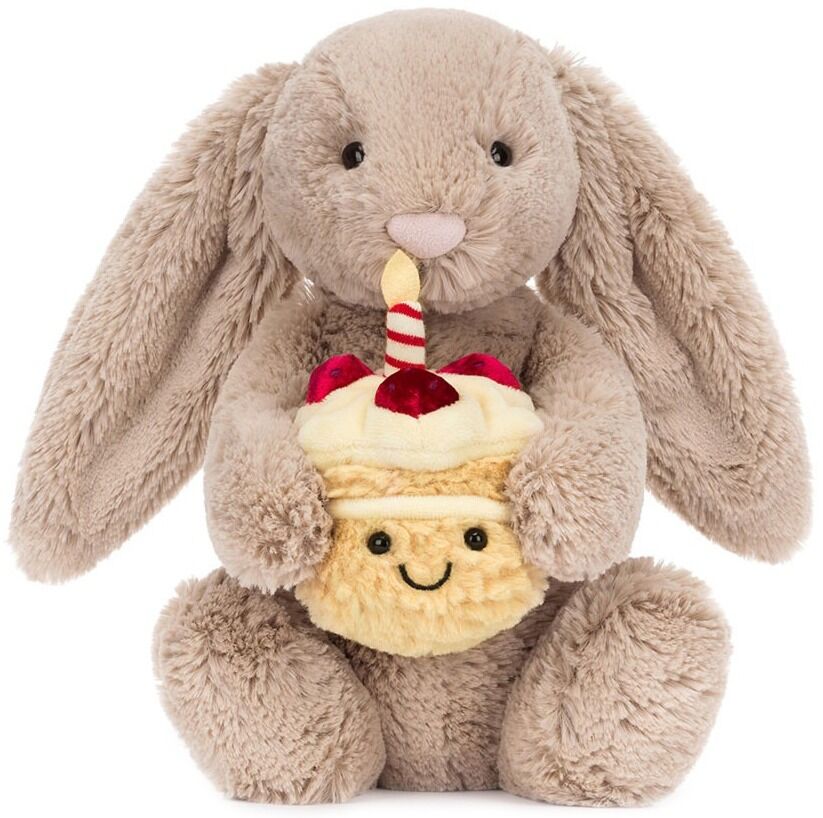 Jellycat - Bashful Beige Bunny - Birthday