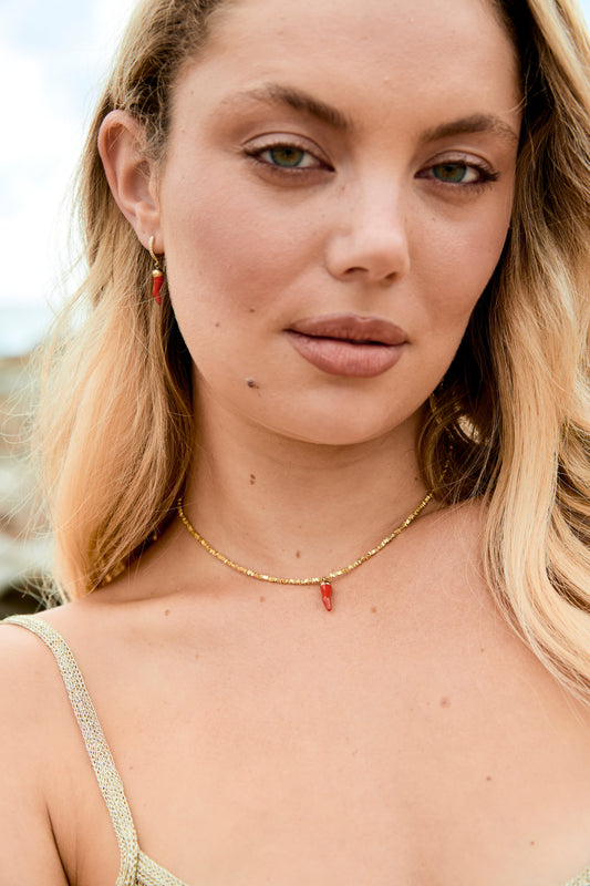 Indigo & Wolfe - Cornicello Necklace