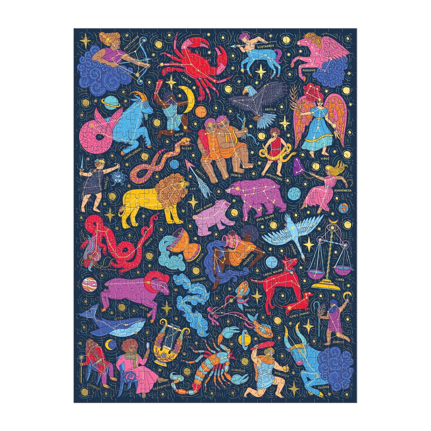 Galison - Constellations 101: Stargazing Book Puzzle - 500pcs