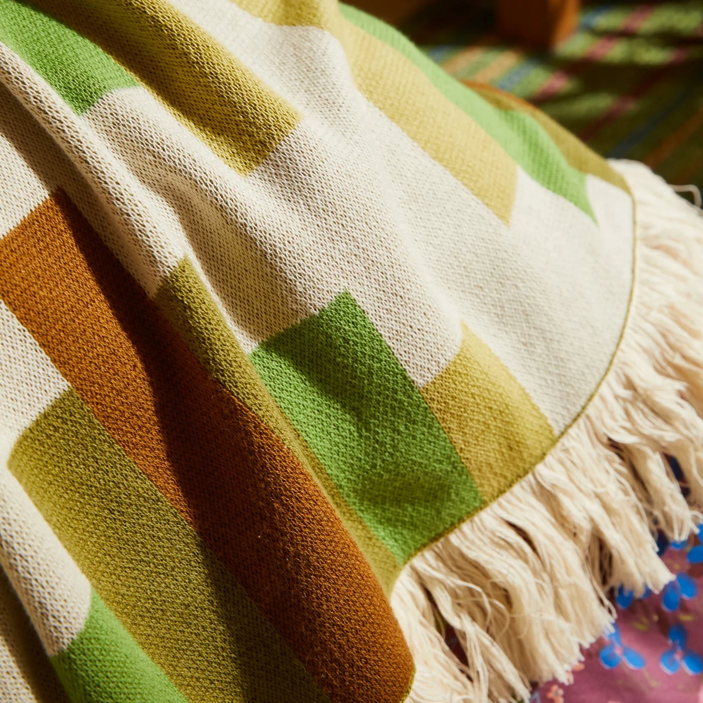 Sage X Clare - Nisha Knit Blanket - Reed