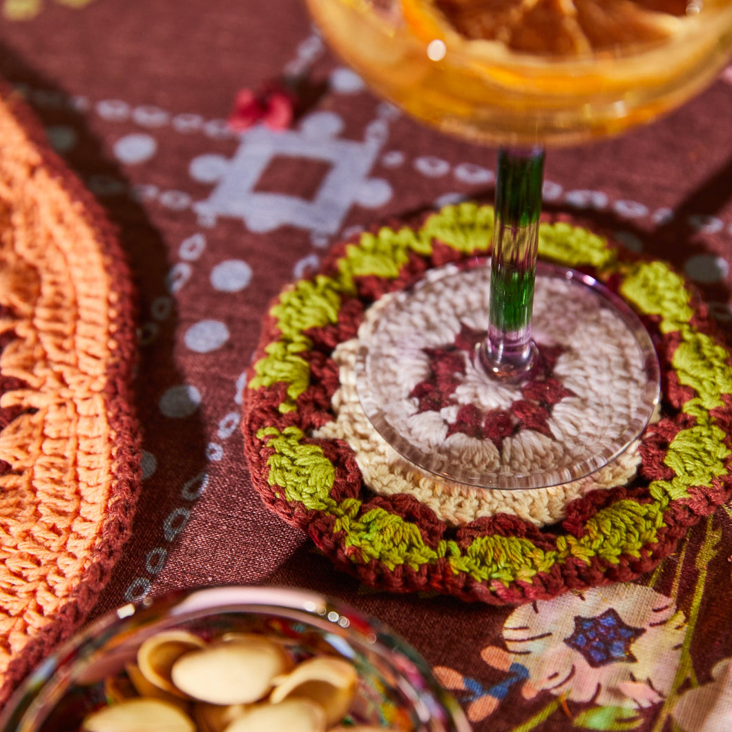 Sage X Clare - Hema Crochet Coasters