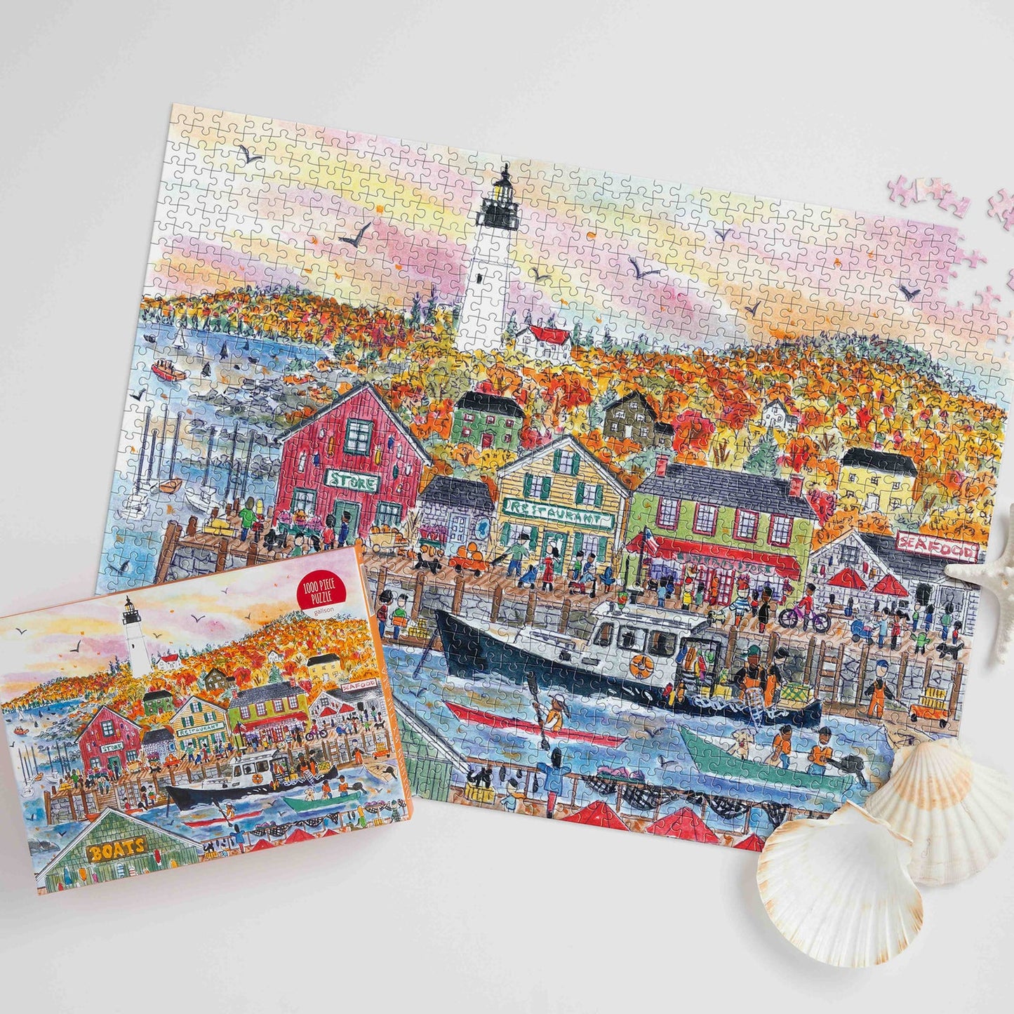Michael Storrings - Autumn By the Sea Puzzle - 1000pc