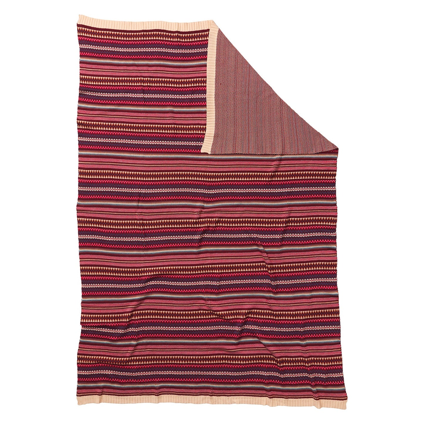Sage X Clare - Arlette Knit Blanket - Scarlet