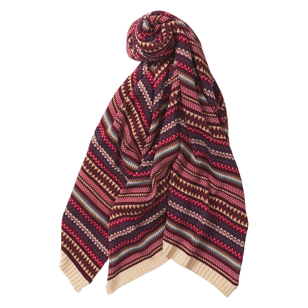 Sage X Clare - Arlette Knit Blanket - Scarlet
