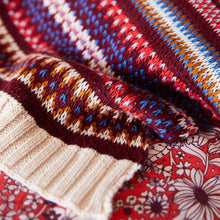 Load image into Gallery viewer, Sage X Clare - Arlette Knit Blanket - Scarlet
