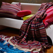 Load image into Gallery viewer, Sage X Clare - Arlette Knit Blanket - Scarlet
