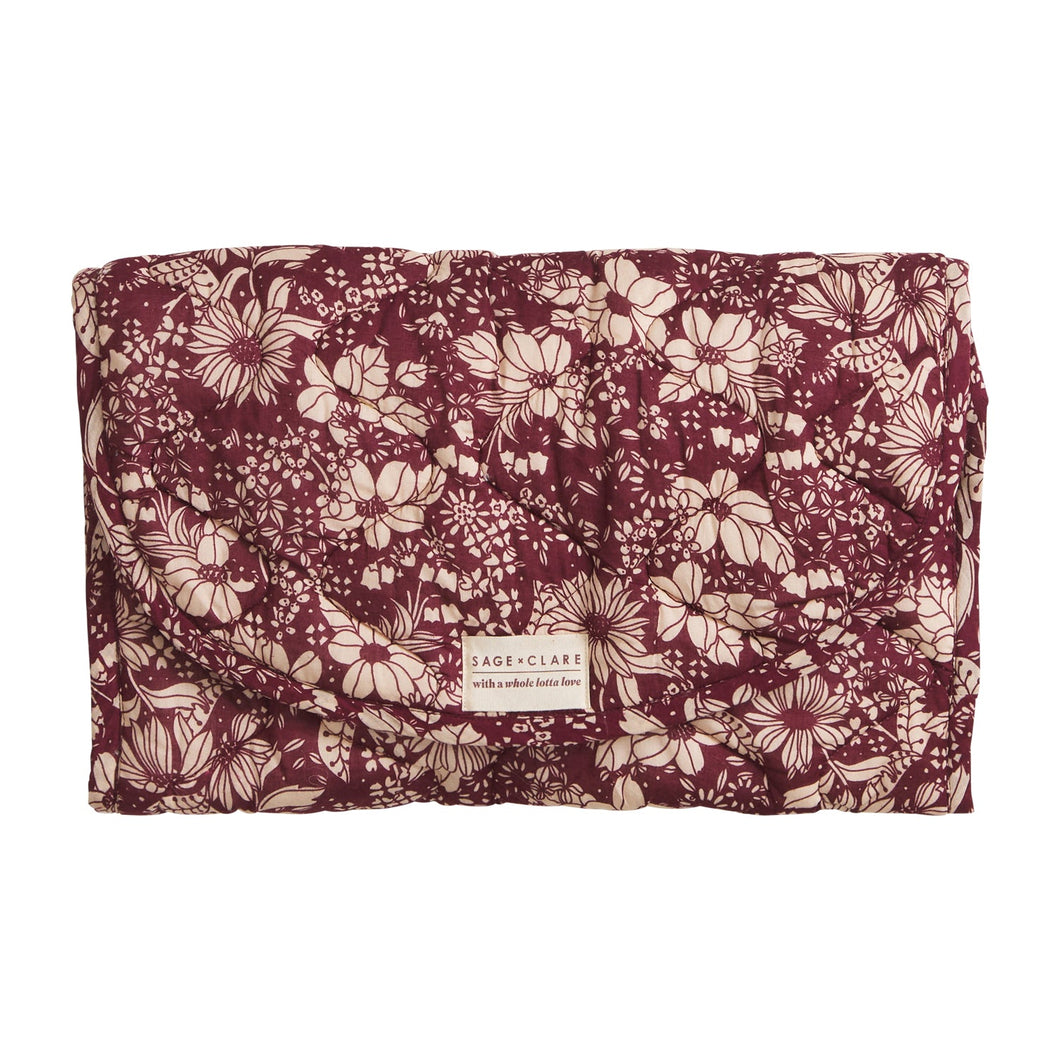 Sage X Clare - Evette Change Mat - Mahogany