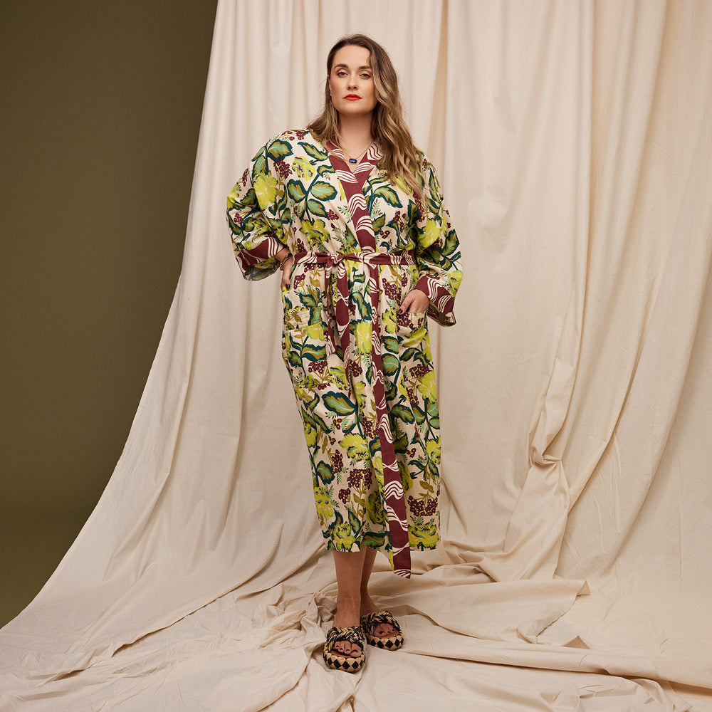 Sage X Clare - Margot Cotton Bath Robe