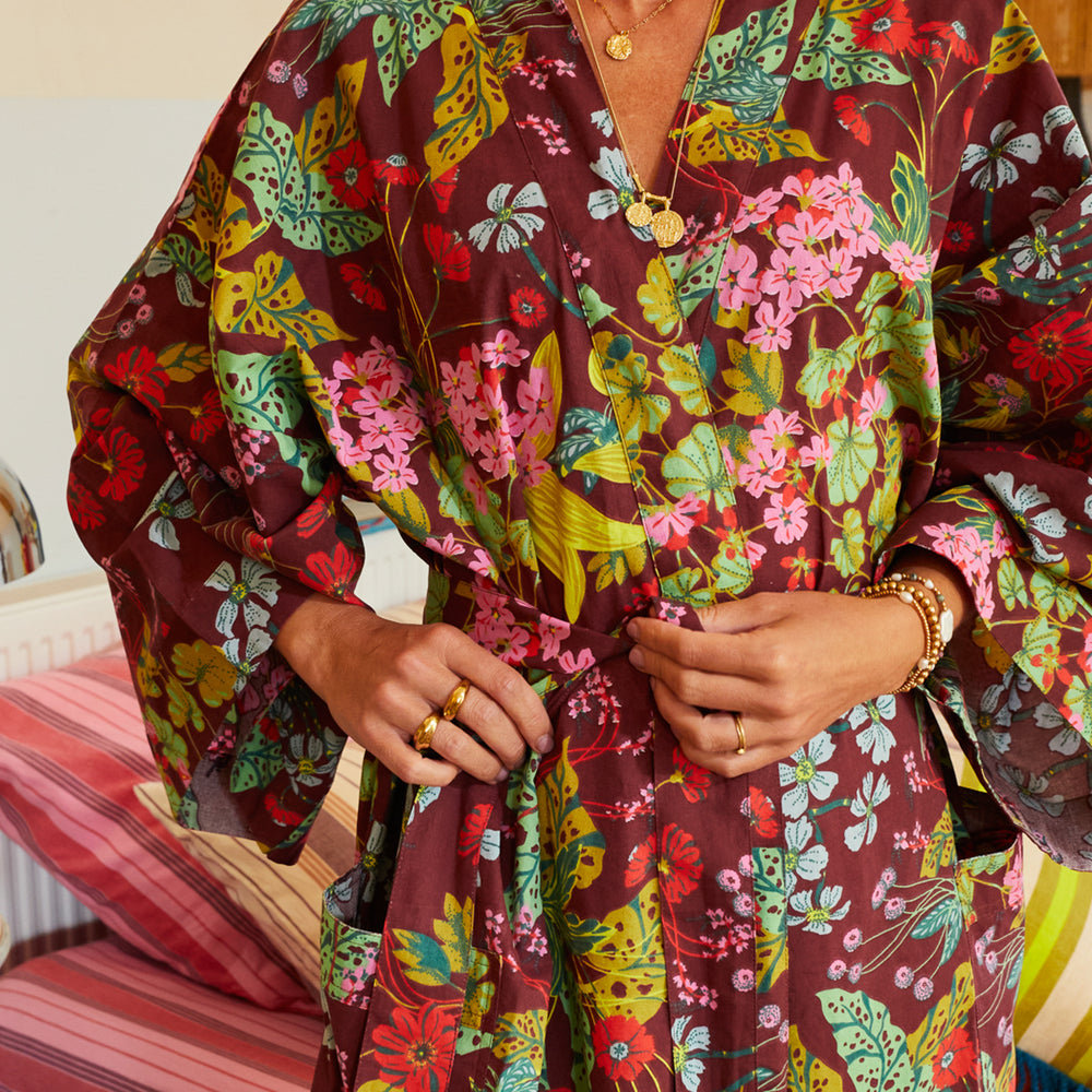 Sage X Clare - Genevieve Cotton Bath Robe