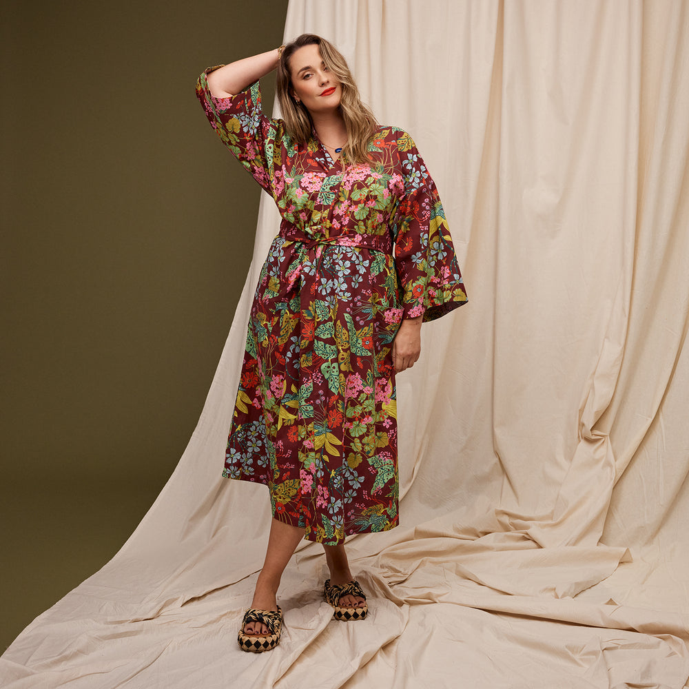 Sage X Clare - Genevieve Cotton Bath Robe