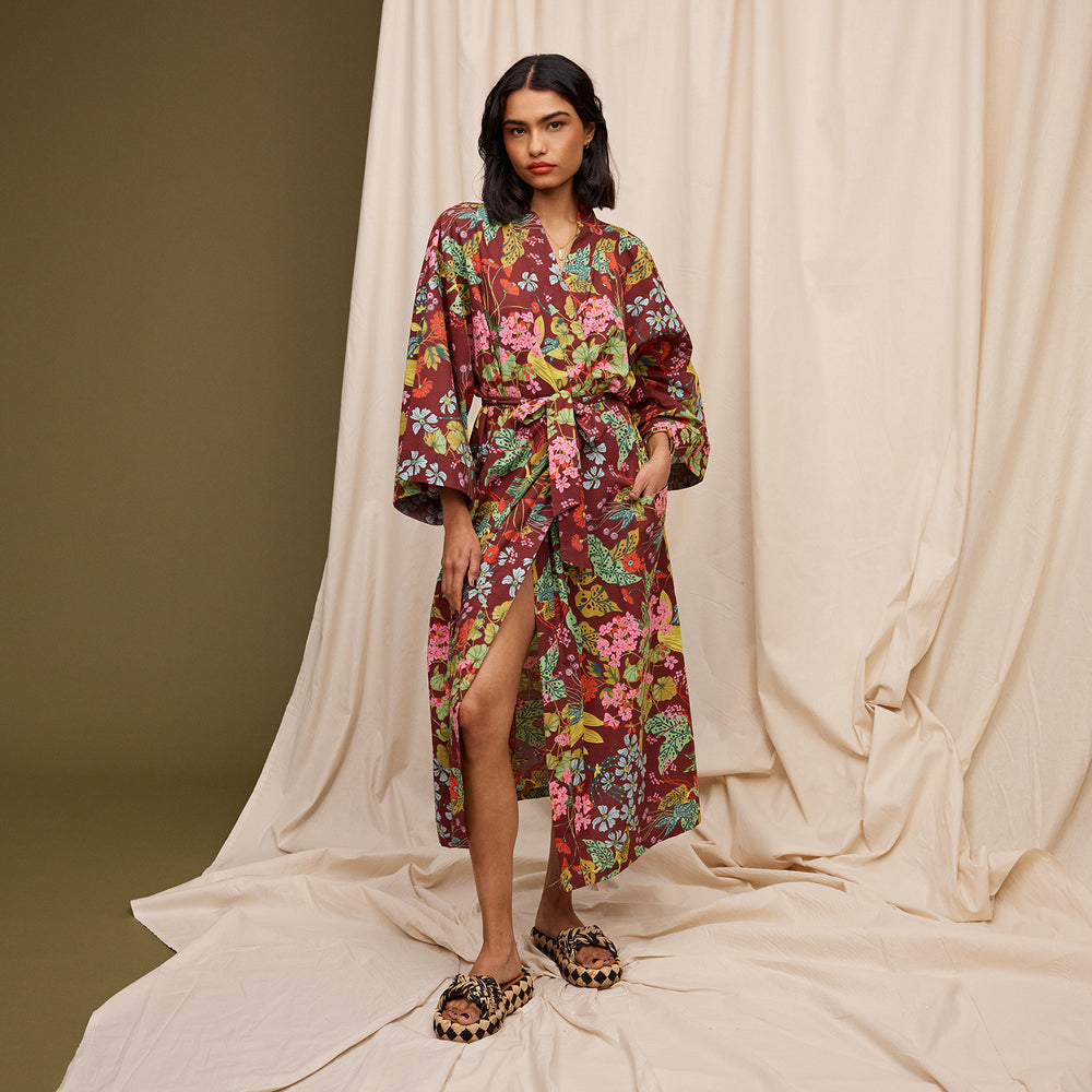 Sage X Clare - Genevieve Cotton Bath Robe
