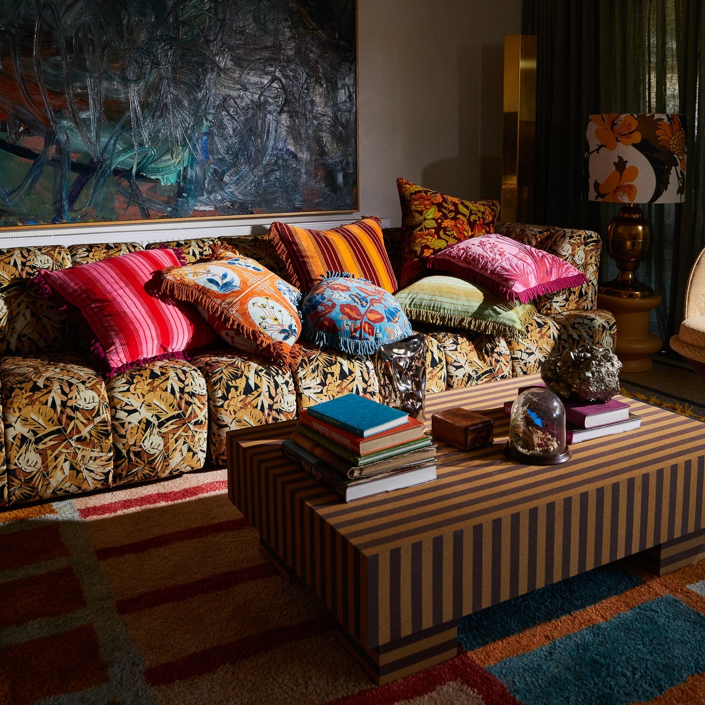 Sage X Clare - Gigi Velvet Cushion - Copper