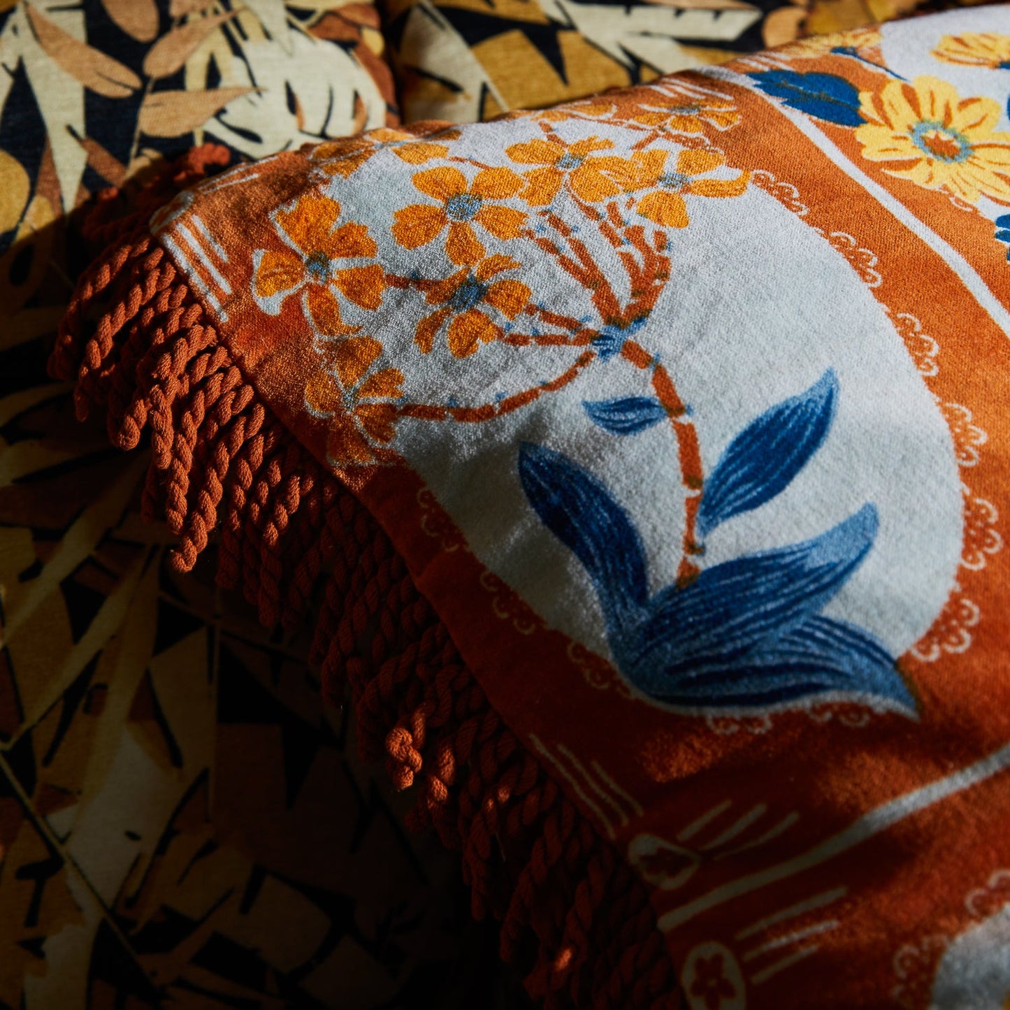 Sage X Clare - Gigi Velvet Cushion - Copper