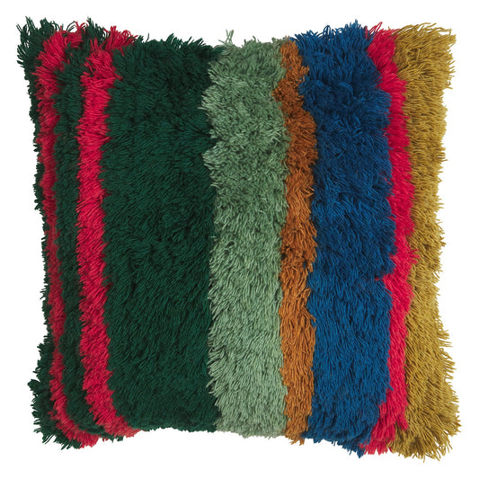 Sage X Clare - Henri Shag Cushion - Forest