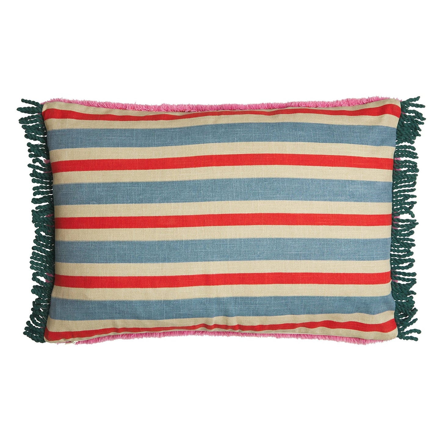 Sage X Clare - Dumas Tufted Cushion - Scarlet