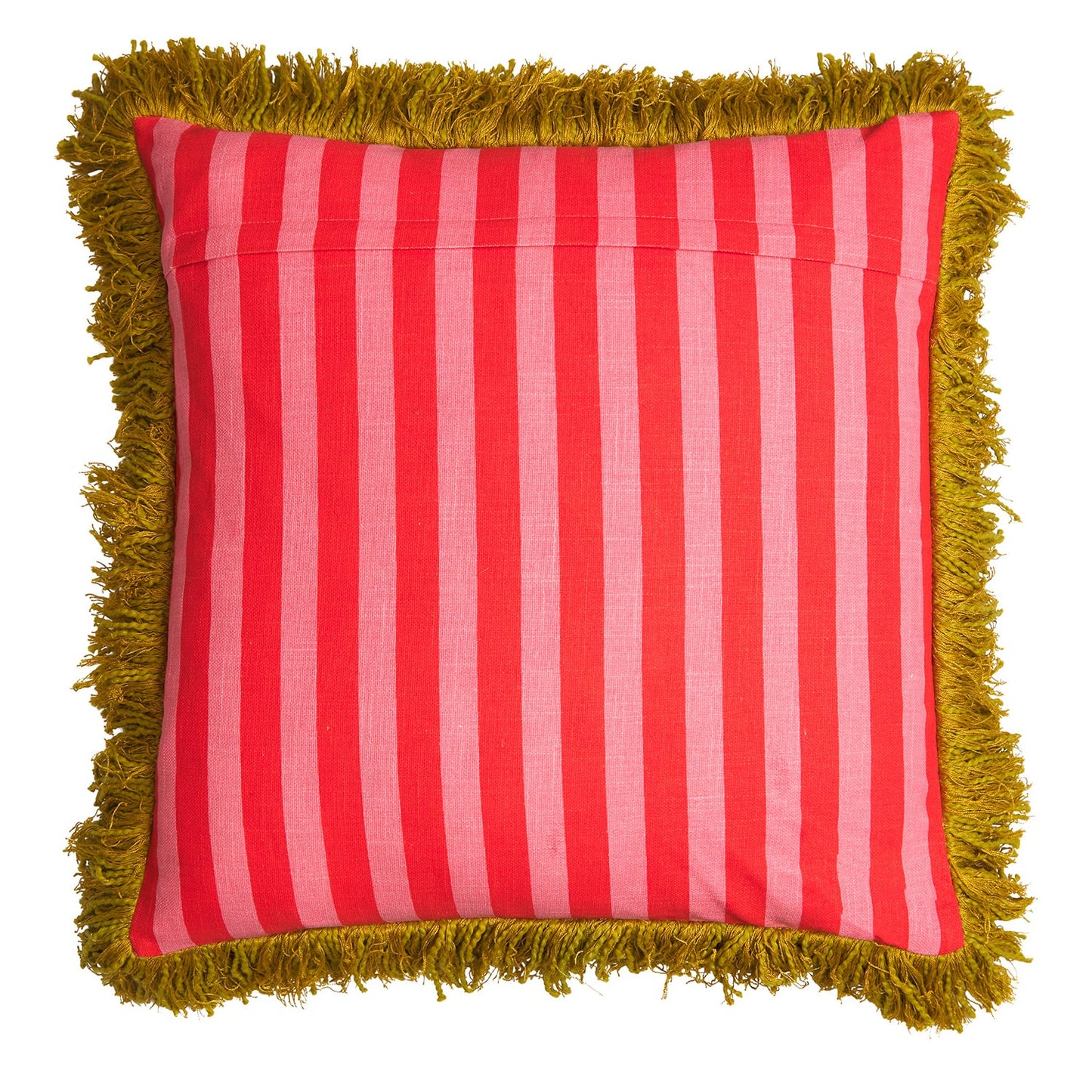 Sage X Clare - Annette Embroidered Cushion - Cosmo Pink