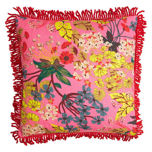 Sage X Clare - Genevieve Square Fringe Cushion