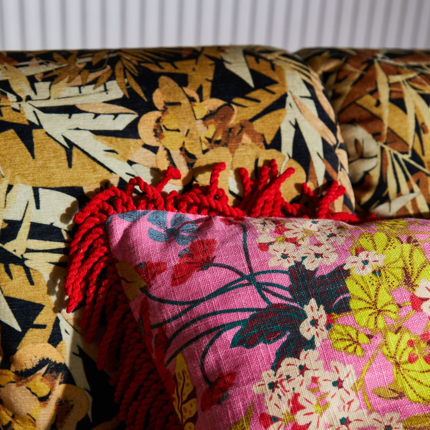Sage X Clare - Genevieve Square Fringe Cushion