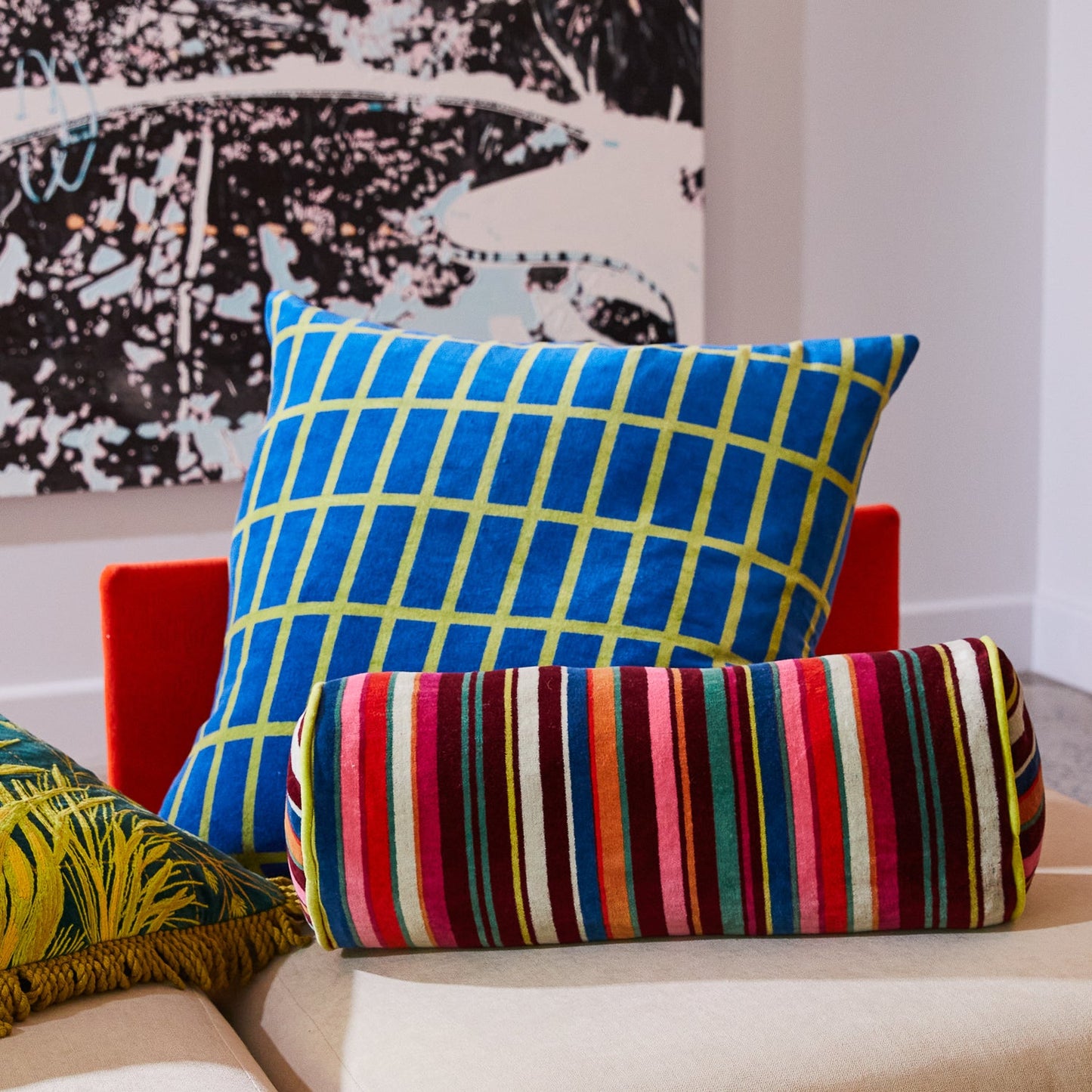 Sage X Clare - Corinne Velvet Bolster